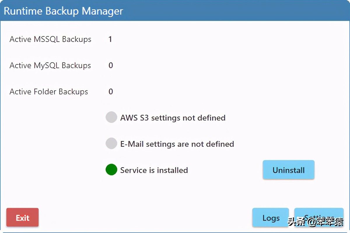 在Windows Server上自动执行数据库和文件夹备份