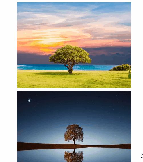 如何不使用JavaScript实现图片本地延迟加载效果?