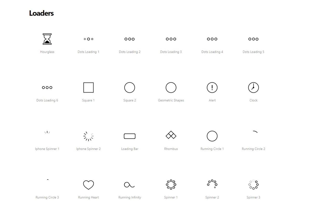 一组开源免费的Web动画图标,荐给需要的设计师和程序员