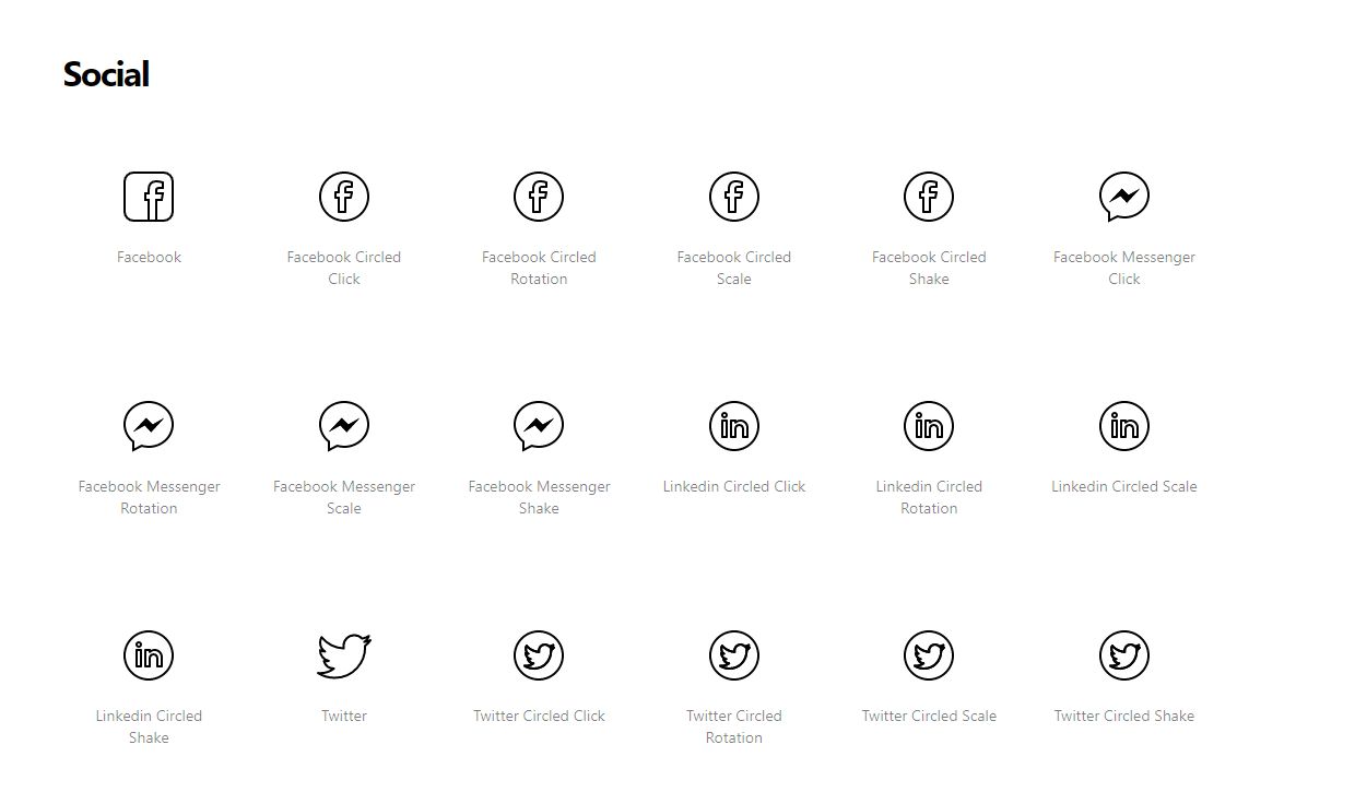 一组开源免费的Web动画图标,荐给需要的设计师和程序员