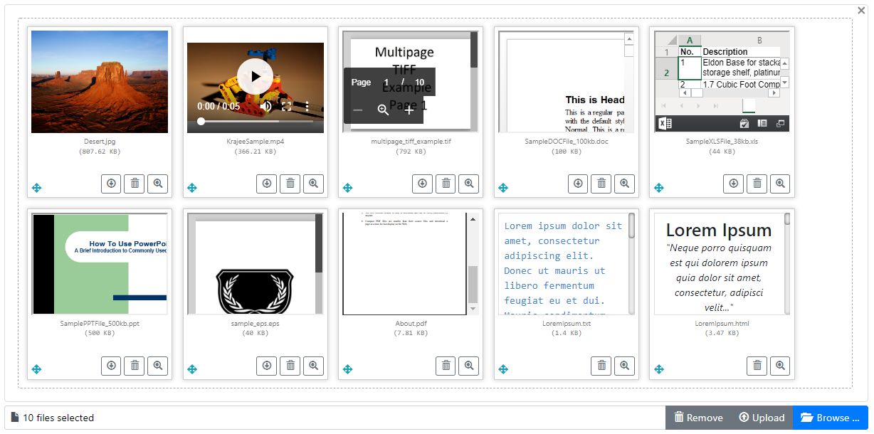 Web端文件上传从未如此简单,但却很强大——bootstrap-fileinput
