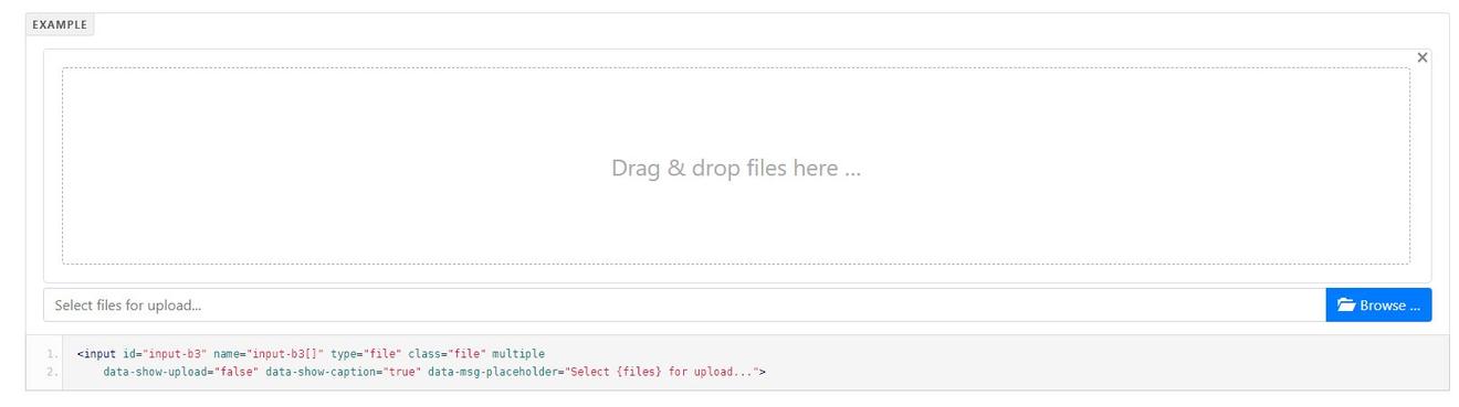 Web端文件上传从未如此简单,但却很强大——bootstrap-fileinput