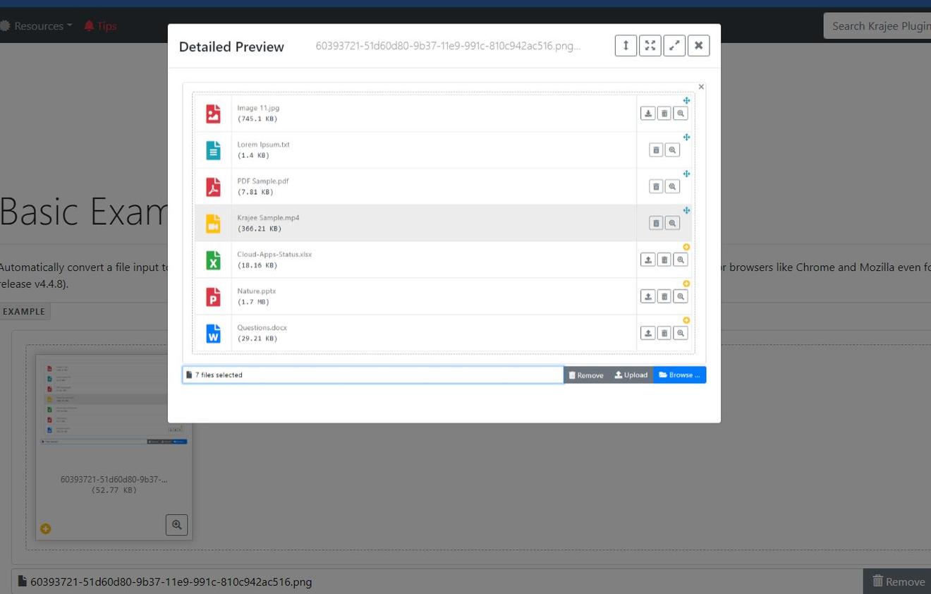Web端文件上传从未如此简单,但却很强大——bootstrap-fileinput