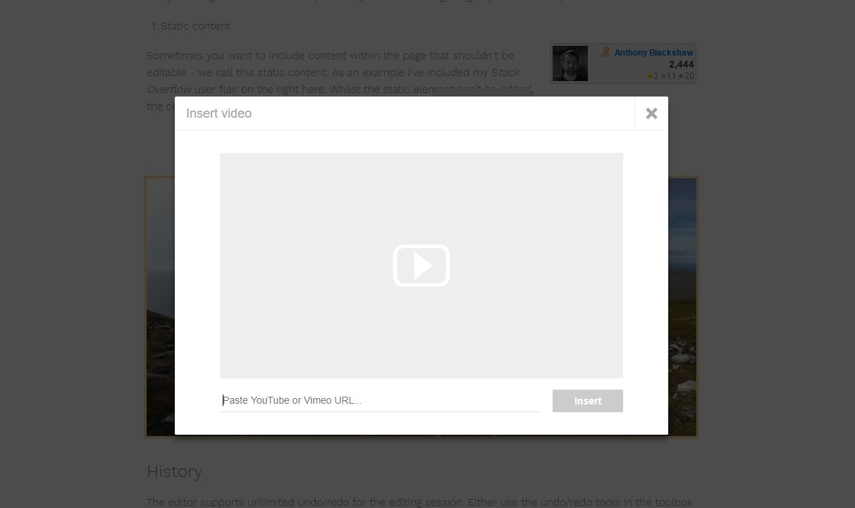 不得不佩服,美观小巧的网页内容编辑器——ContentTools