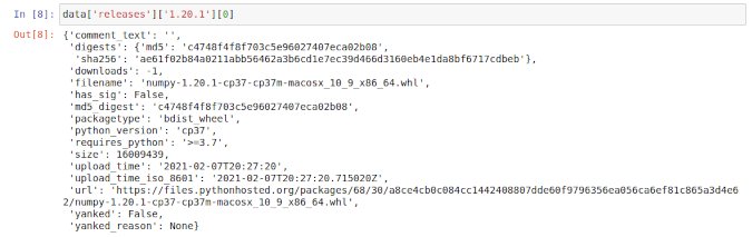 使用 requests 访问 Python 包索引（PyPI）的 JSON API - 乐耶园