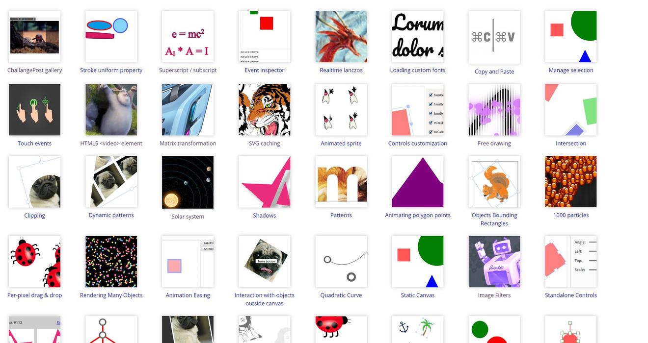 简单但功能强大的Javascript HTML5 canvas库——Fabric.js