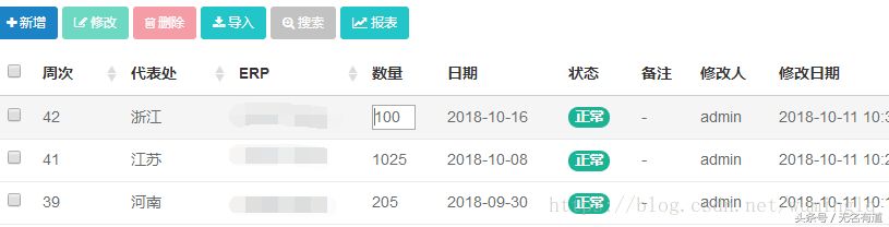 bootstrapTable 实现指定字段行内编辑,无弹窗,自动保存