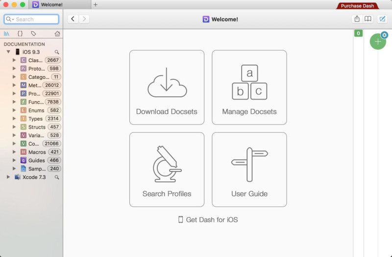 Dash:优秀程序员必备的API文档浏览器