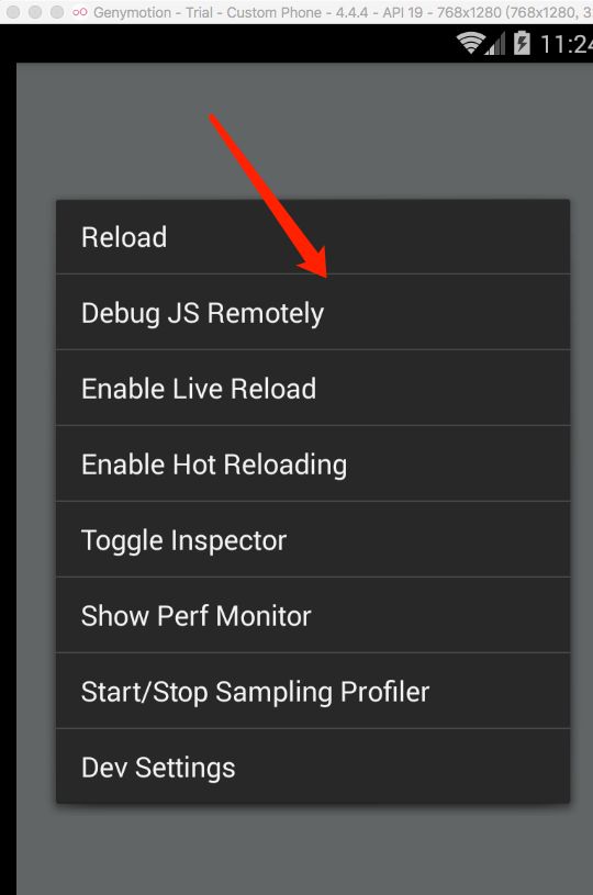 react native第一个项目(android与ios)