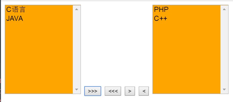 JS之DOM案例之由浅入深探究左右互选栏(上)