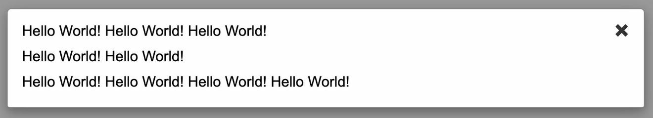 原生js实现简单弹出层