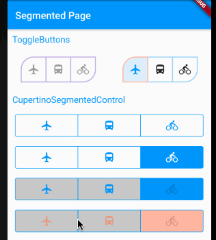 【Flutter 专题】136 图解 CupertinoSegmentedControl 分段控制器 - 乐耶园