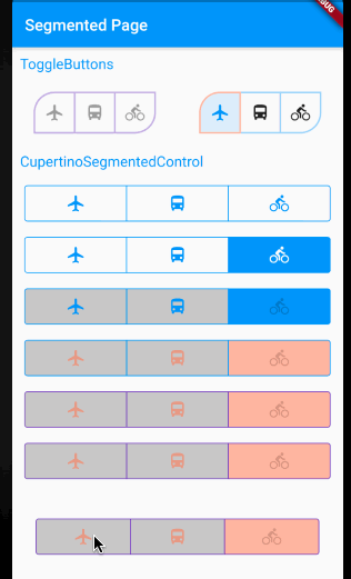 【Flutter 专题】136 图解 CupertinoSegmentedControl 分段控制器 - 乐耶园